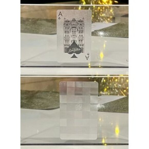 Louis Vuitton ACE OF SPADES Silver Damier Decorative Card/VIP/COLLECTORS PEICE - Picture 3 of 9